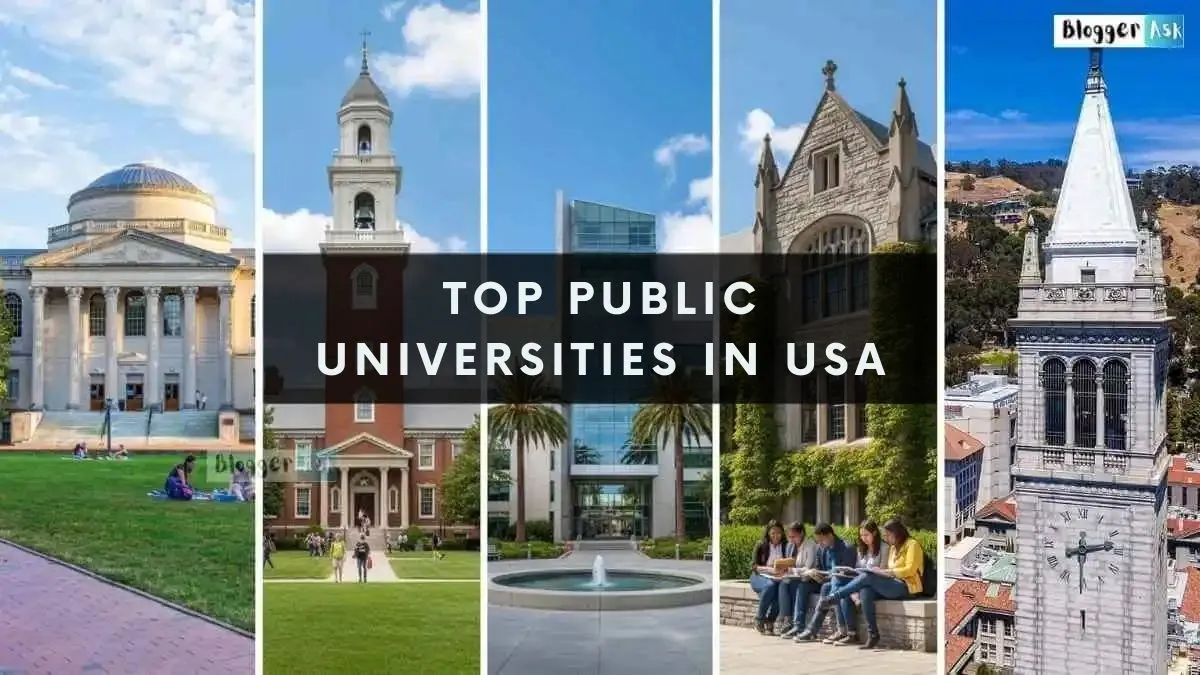 List of top public universities in the US. showcasing prestigious campuses and academic excellence.