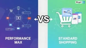 Comparison of Performance Max vs Standard Shopping Google Ads campaigns with pros, cons, and key differences.