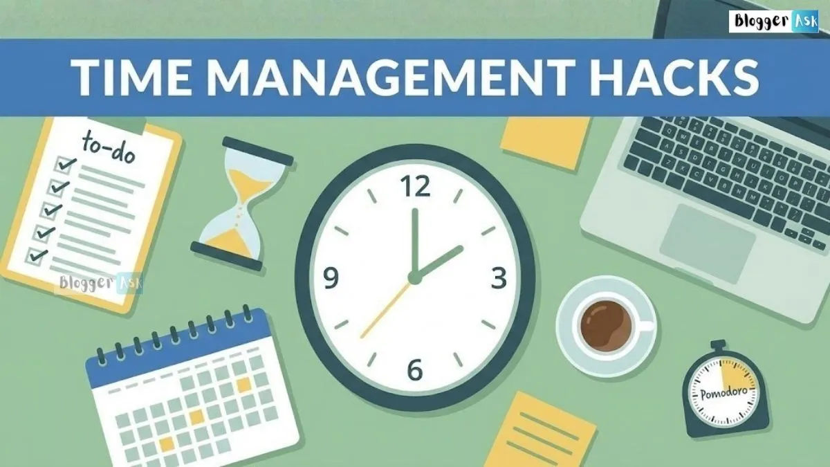Time management hacks to boost productivity, focus, and efficiency with simple strategies that actually work