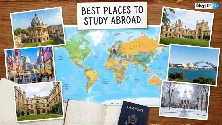 Best places to study abroad showing international students at top universities and global study destinations