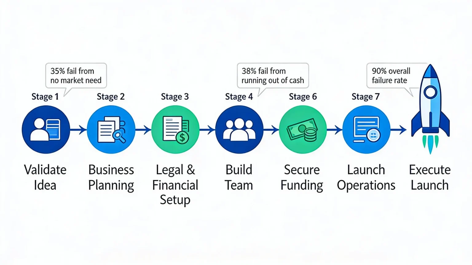 how to start a business in India chart